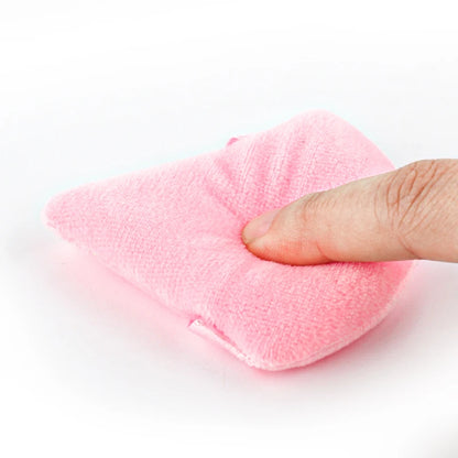 SHIDISHANGPIN Triangle Velvet Powder Puff – Reusable Face Cosmetic Sponge, Mini Cotton Makeup Puff for Foundation, Eyeshadow, and Beauty Tools (1/2/3/6pcs)